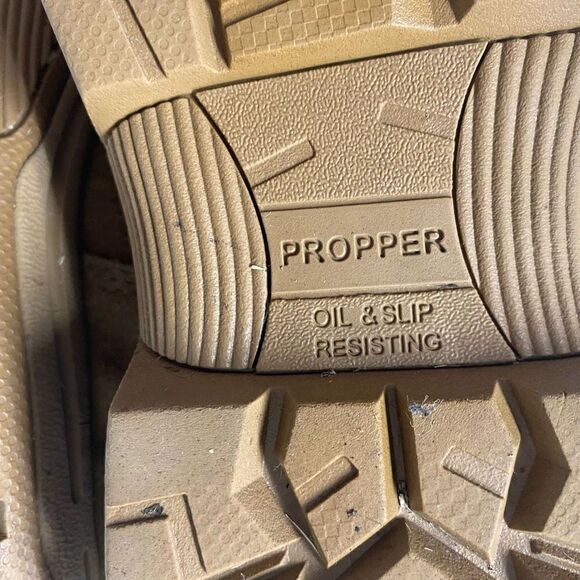 PROPPER 8” Suede Coyote HydroGuard Waterproof Tactical Work Boots Men 10M WMN 12 - Picture 4 of 12